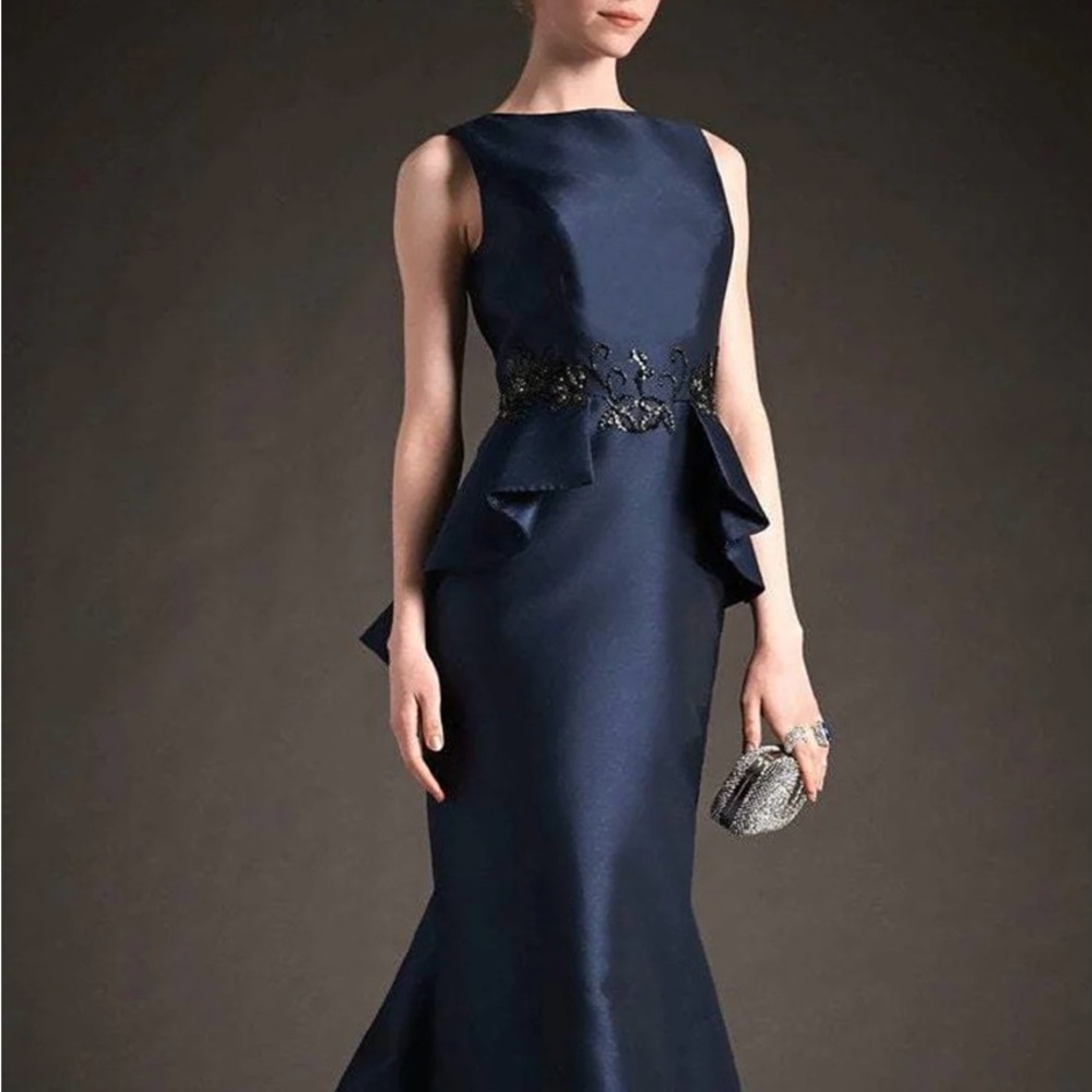 NWT Park 108, M132 Navy Blue Gown, size 8